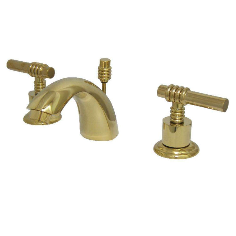 Kingston Brass KS2952ML Mini-Wsp Bath Faucet, Polished Brass