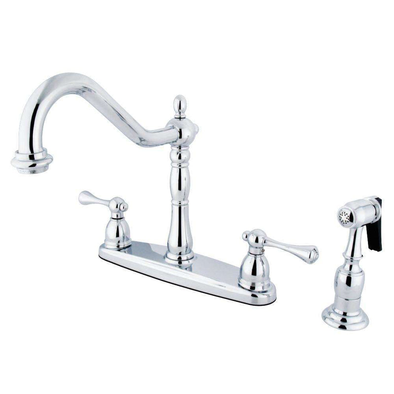 Kingston Brass KB7751BLBS Centerset Kitchen Faucet