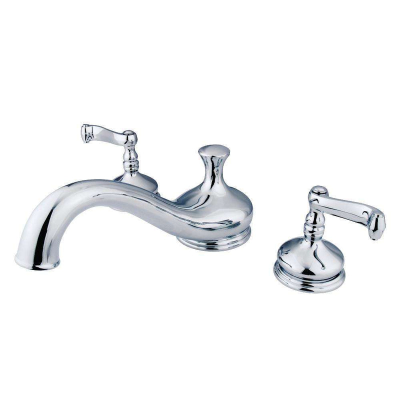 Kingston Brass KS3331FL Roman Tub Filler, Polished Chrome