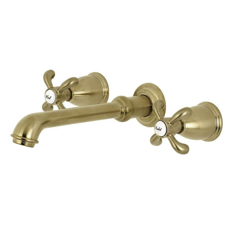 Kingston Brass KS7027TX French Country 2-Handle Wall Mount