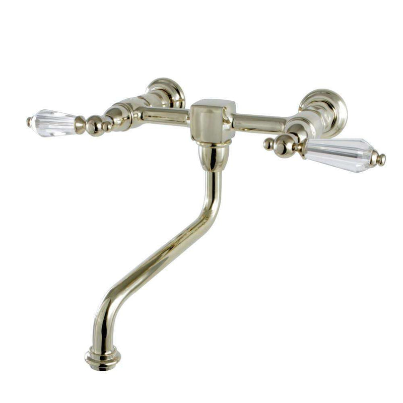 Kingston KS1212WLL Wilshire Wall Mount Bath Faucet