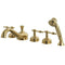 Kingston Brass KS33325NL Roman Roman Tub Filler 5 Pieces