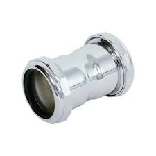 1-1/2" Slip Joint Coupling, Chrome Plated