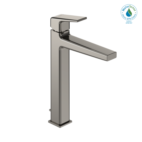 TOTO GB 1.2 GPM Single Handle Vessel Bathroom Sink Faucet with COMFORT GLIDE Technology, Polished Nickel TLG10305U#PN