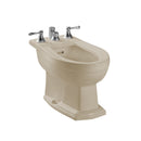 TOTO Clayton Deck Mount Vertical Spray Flushing Rim Bidet, Bone BT784B