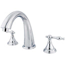 Kingston Brass KS5361NL Roman Tub Filler, Polished Chrome