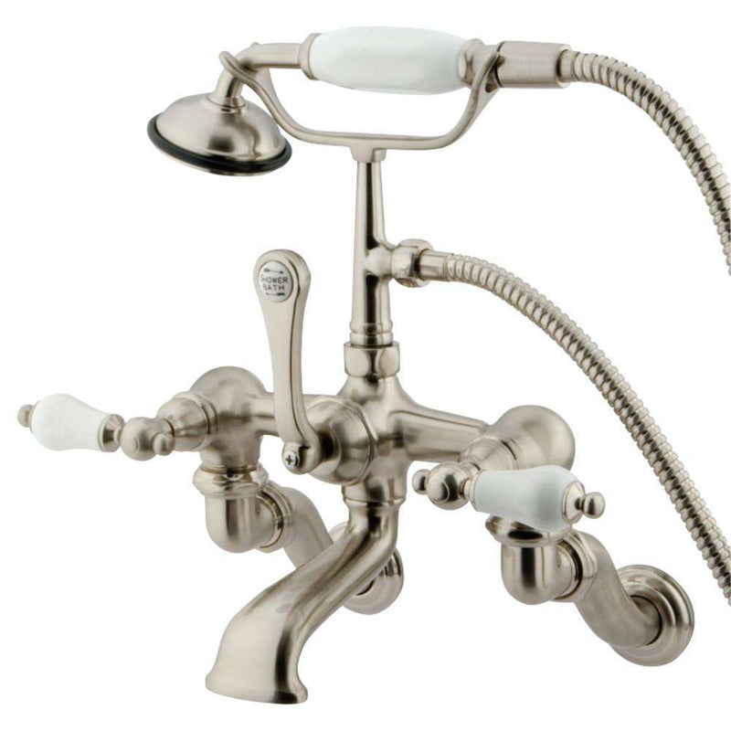 Kingston Brass CC459T8 Vintage Wall Mount Tub Filler with