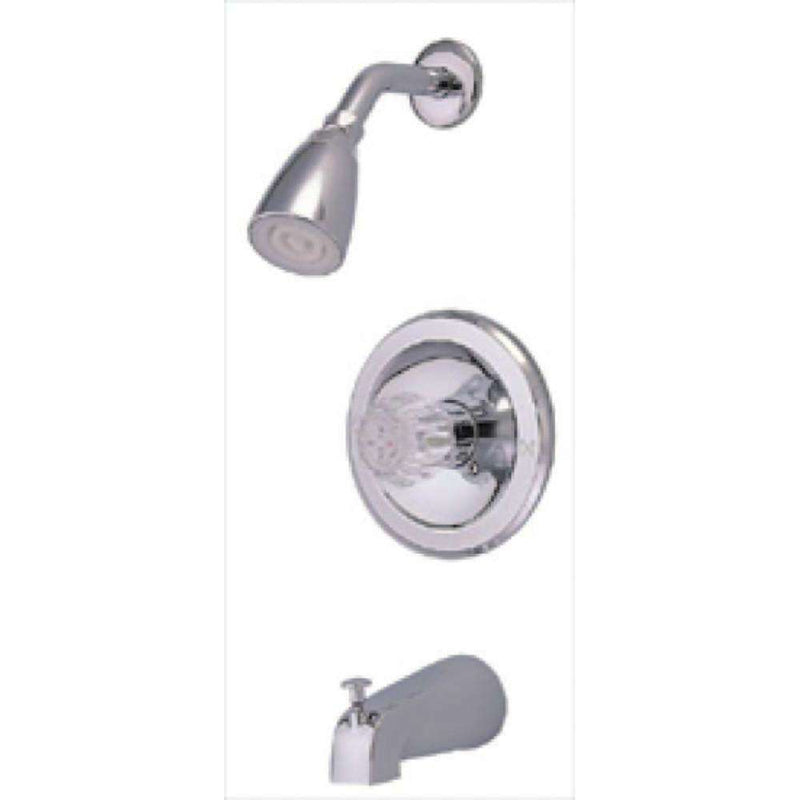 Kingston Brass KB531 Tub and Shower Faucet, Polished Chrome