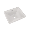 TOTO Legato Rectangular Undermount Bathroom Sink with CeFiONtect, Colonial White LT624G