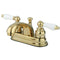 Kingston Brass KB2602PL 4 in. Centerset Bath Faucet Brass