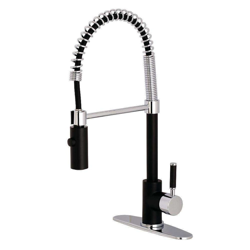 Kingston LS8777DKL Pull-Down Kitchen Faucet/ Chrome