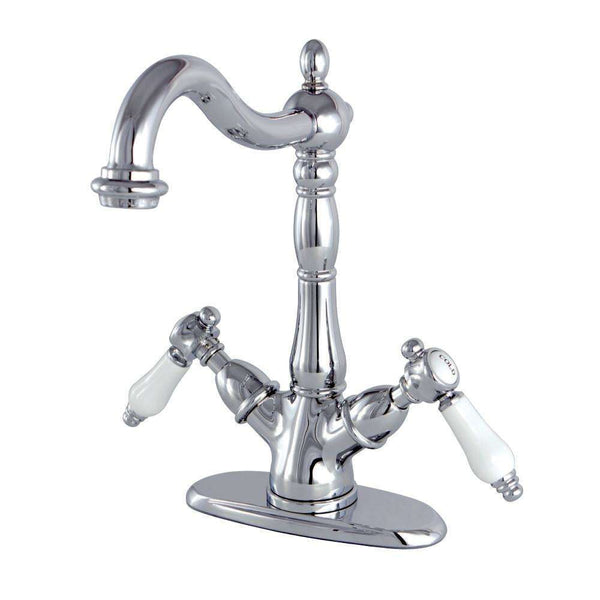 Kingston Brass KS1491BPL Vessel Sink Faucet, Polished Chrome