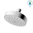 TOTO L Series Modern Round Single Spray 4 inch 1.75 GPM Showerhead, Polished Chrome TBW01012U4