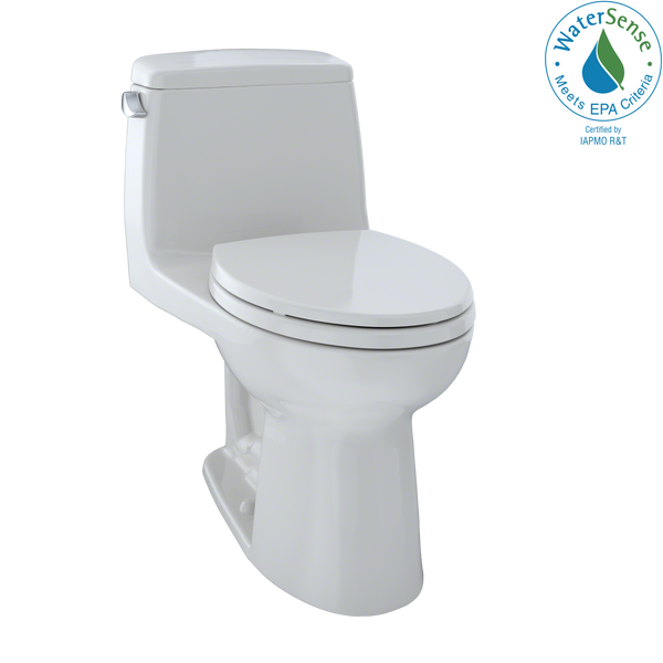 TOTO Eco UltraMax One-Piece Elongated 1.28 GPF ADA Compliant Toilet, Colonial White MS854114EL#11