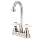 Kingston Brass KB3498PX Restoration 4" Centerset Bar Faucet