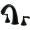 Kingston Brass KS2365FL Roman Roman Tub Filler,