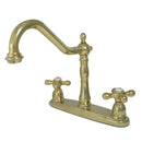 Kingston Brass KB1792AXLS Wsp Kitchen Faucet, Polished Brass