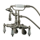 Kingston Brass CC1305T8 Vintage Wall Mount Tub Filler with