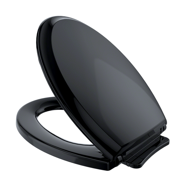 TOTO Guinevere SoftClose Non Slamming, Slow Close Elongated Toilet Seat and Lid, Ebony SS224#51