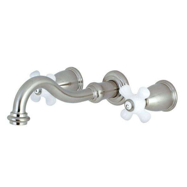 Kingston Brass KS3028PX Restoration Two-Handle 3-Hole Wall