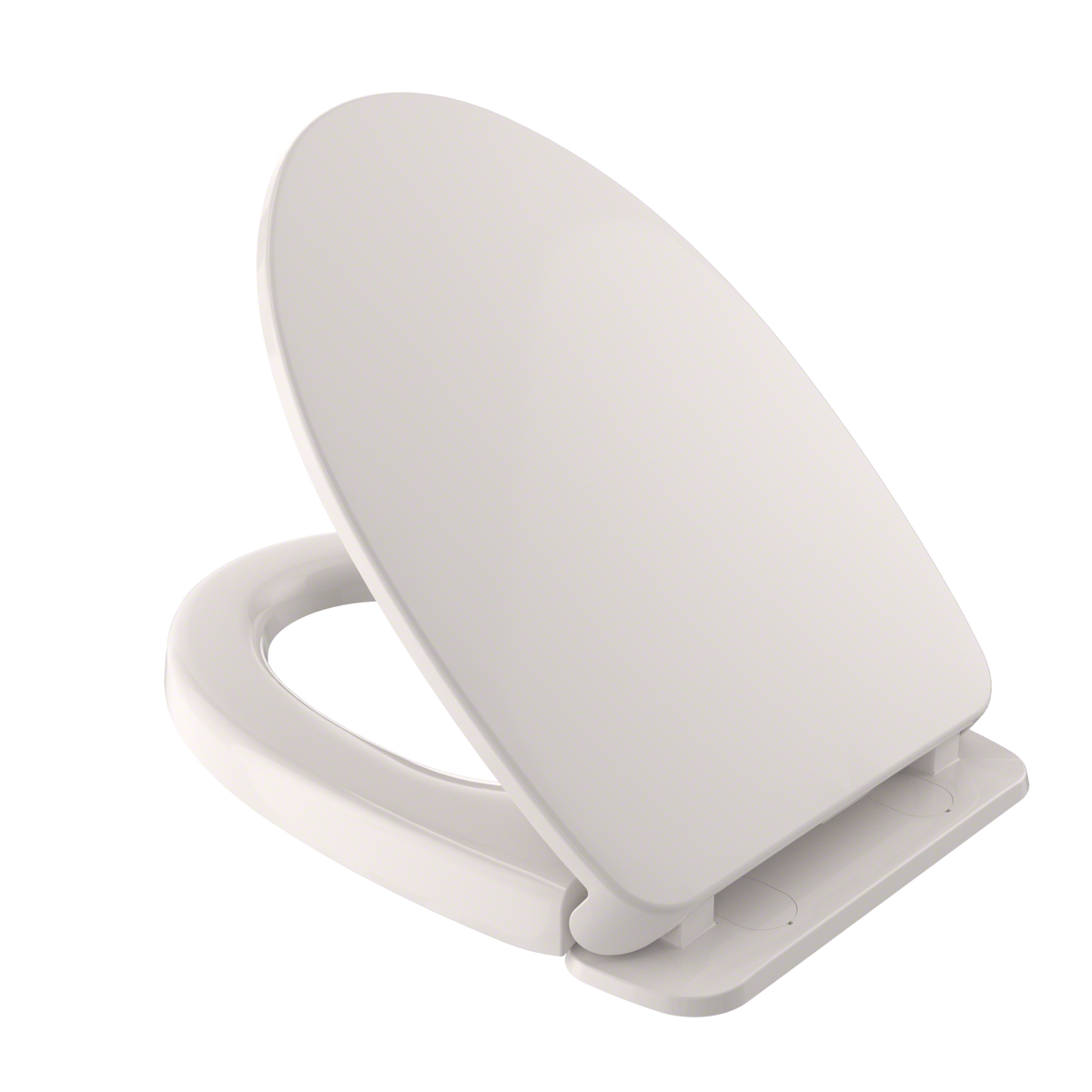 TOTO SoftClose Non Slamming, Slow Close Elongated Toilet Seat and Lid, Colonial White SS124#11