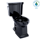 TOTO Promenade II 1G Two-Piece Elongated 1.0 GPF Universal Height Toilet, Ebony CST404CUFG