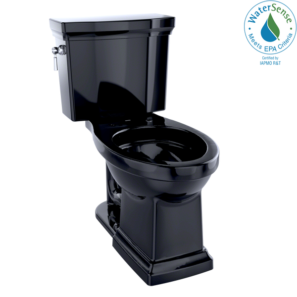 TOTO Promenade II 1G Two-Piece Elongated 1.0 GPF Universal Height Toilet, Ebony CST404CUFG#51