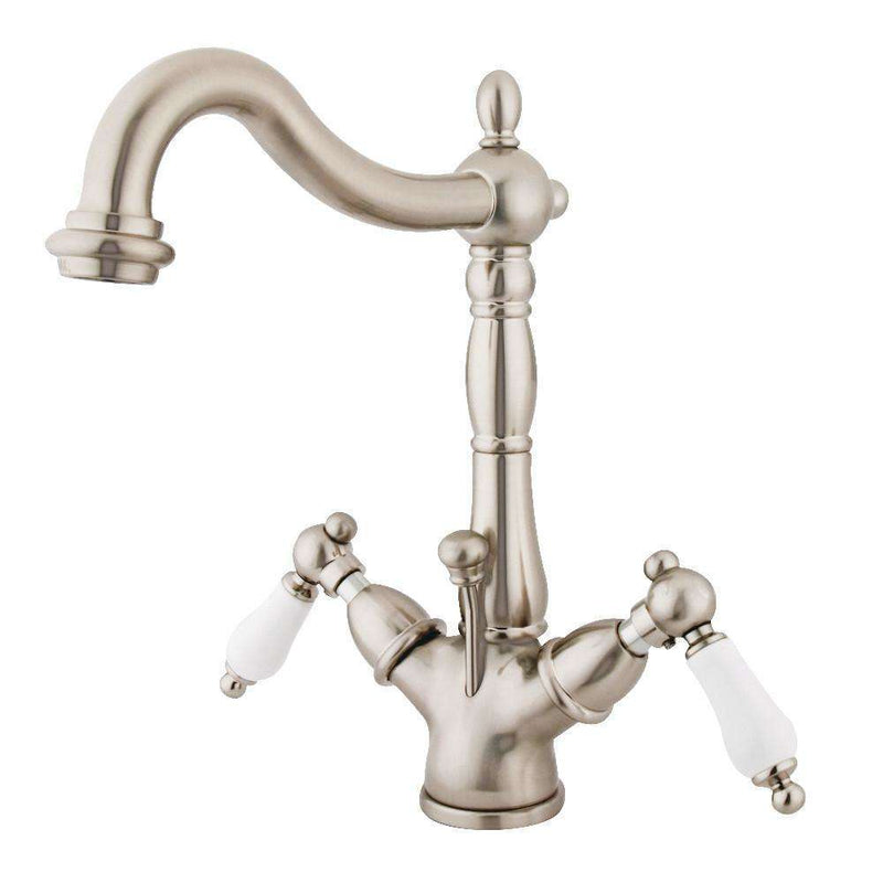 Kingston Brass KS1438PL 4 in. Centerset Bathroom Faucet