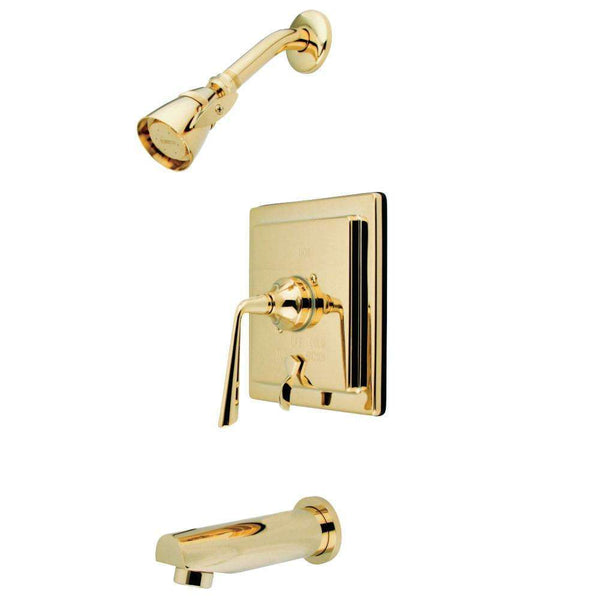 Kingston Brass KB86520ZL Silver Sage Tub & Shower