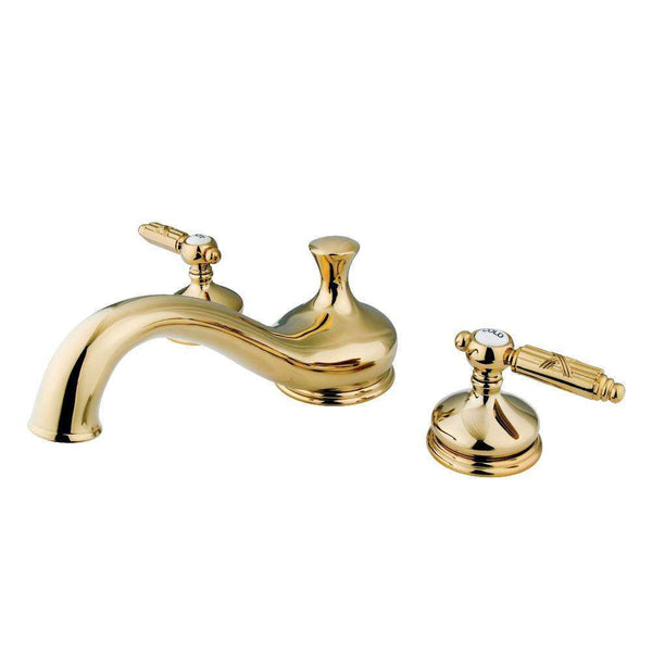 Kingston Brass KS3332GL Roman Tub Filler, Polished Brass