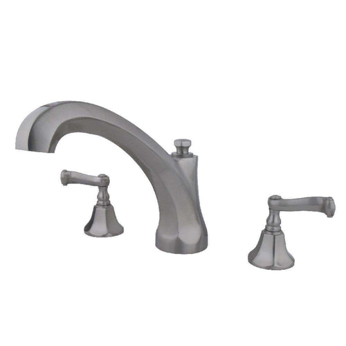 Kingston Brass KS4328FL Roman Tub Filler, Brushed Nickel