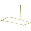 Kingston Brass CC3132 Shower Rod, Polished Brass