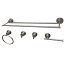 Kingston Brass BAH821318478SN 5-Piece Bathroom Accs Set