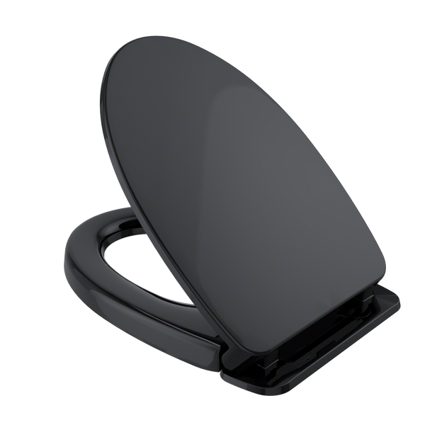 TOTO SoftClose Non Slamming, Slow Close Elongated Toilet Seat and Lid, Ebony SS124#51
