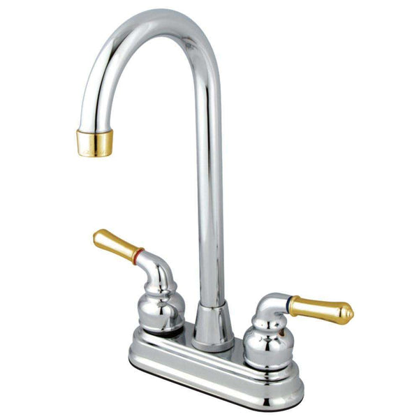 Kingston KB494 Magellan Two-Hnd 4" Centerset Bar Faucet/