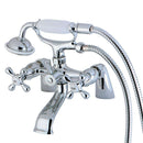 Kingston Brass KS267C Deck Mount Clawfoot Tub Faucet