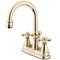 Kingston Brass KS2612AX 4 in. Centerset Bath Faucet Brass