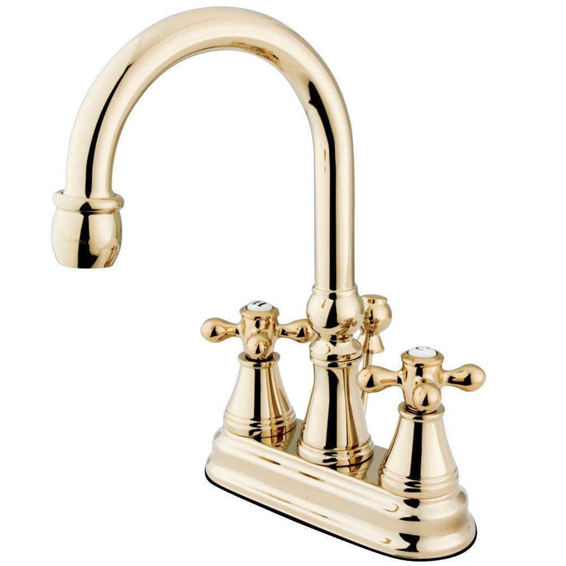 Kingston Brass KS2612AX 4 in. Centerset Bath Faucet Brass