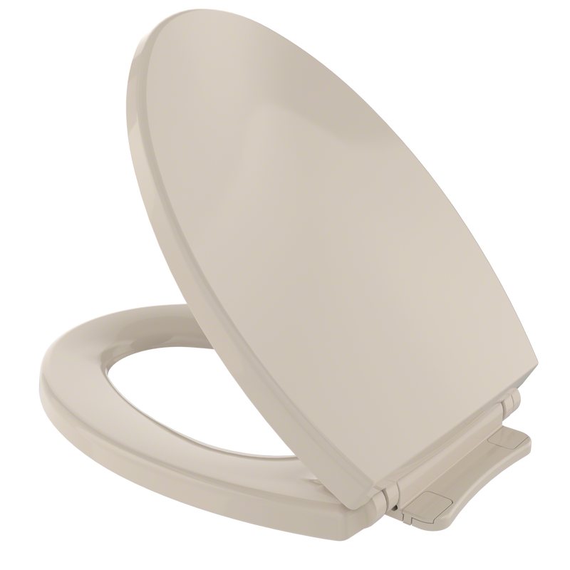 TOTO SoftClose Non Slamming, Slow Close Elongated Toilet Seat and Lid, Bone SS114