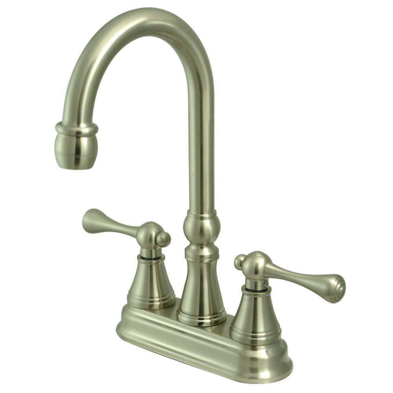 Kingston Brass KS2498BL Bar Faucet, Brushed Nickel