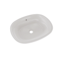 TOTO Maris 20-5/16" x 15-9/16" Oval Undermount Bathroom Sink with CeFiONtect, Colonial White LT481G