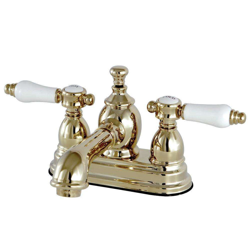 Kingston Brass KS7002BPL 4 in. Centerset Bath Faucet Brass