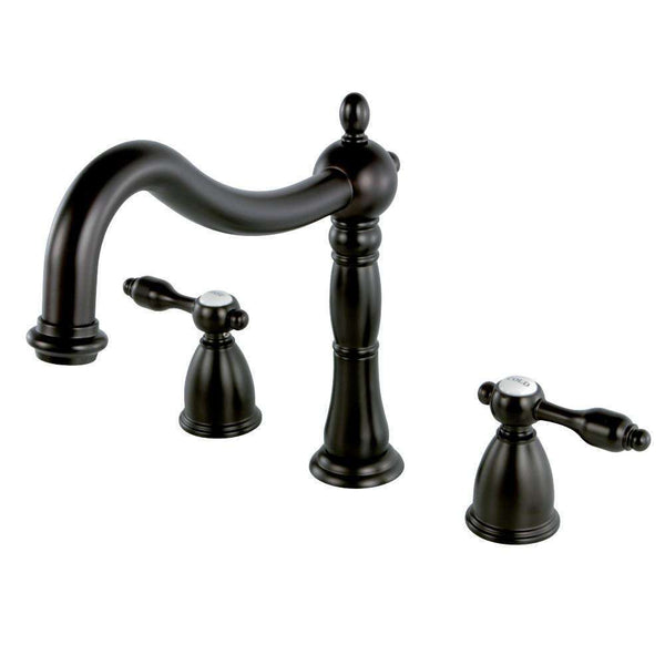 Kingston Brass KS1345TAL Roman Tub Filler with Lever