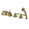 Kingston Brass KS33525AL Roman Roman Tub Filler 5 Pieces