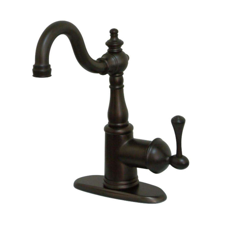 Kingston Brass KS7495BL English Vt Bar Faucet W/ Cover Plate