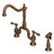 Kingston KS775ALBSAC English Country Kitchen Bridge Faucet