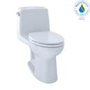 TOTO Eco UltraMax One-Piece Elongated 1.28 GPF ADA Compliant Toilet, Cotton White MS854114EL