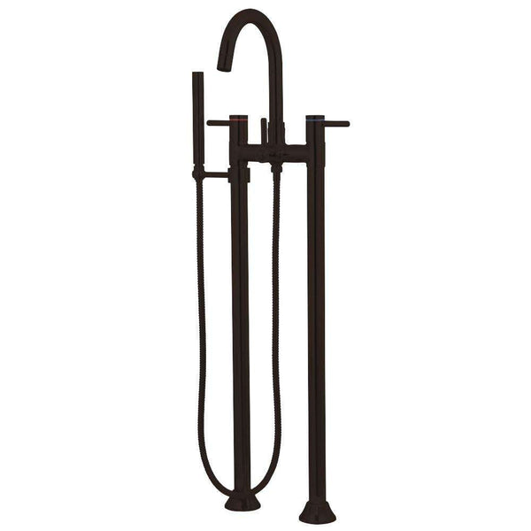 Kingston Brass KS8355DL Concord Floor Mount Tub Filler with