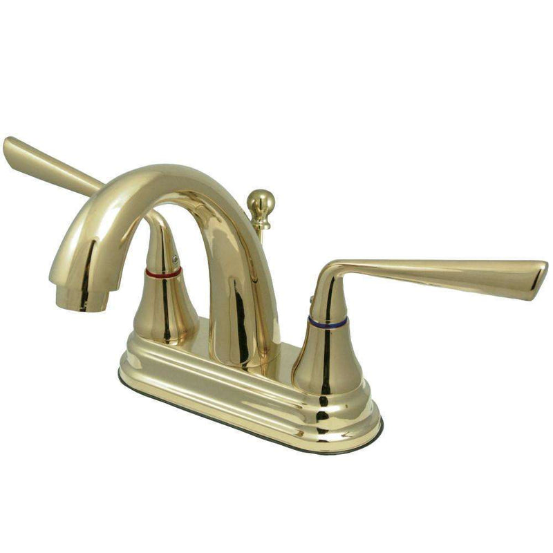 Kingston Brass KS7612ZL 4 in. Centerset Bath Faucet Brass