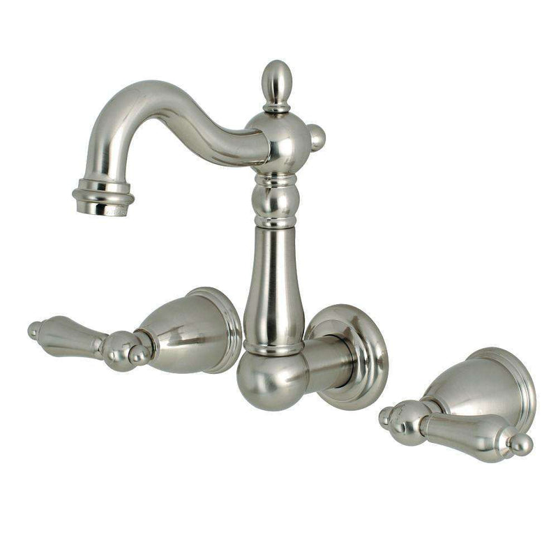 Kingston Brass KS1228AL Wall Mount Bathroom Faucet